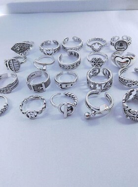 30pcs/Lot Factory Wholesale Alloy Finger Rings For Women HOT
