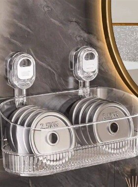 No-Drill Bathroom Suction Storage Box,Space-Saving Bathroom
