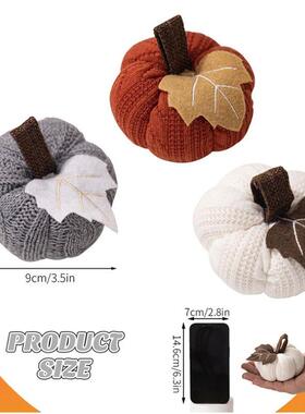 Artificial Pumpkin Halloween Decoration Mini Fake Simulated