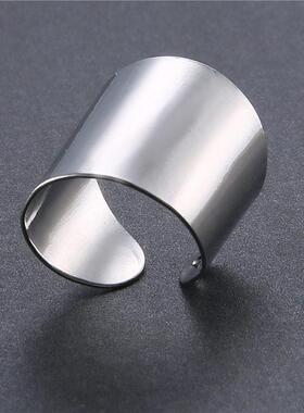 Fashion Silver Color Opening Ring For Women Men Peronality L