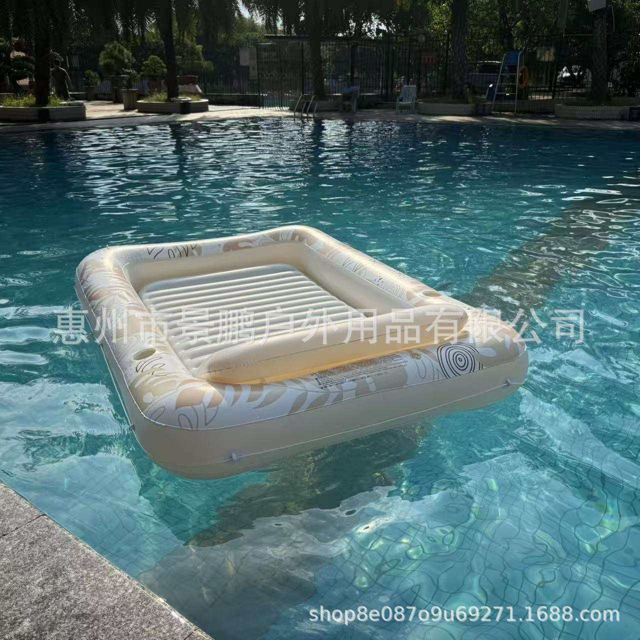 新款厂家现货PVC充气单人浮排枫叶躺椅可折叠枫叶浮床,淘宝优惠券,粉丝福利购,淘宝优惠卷