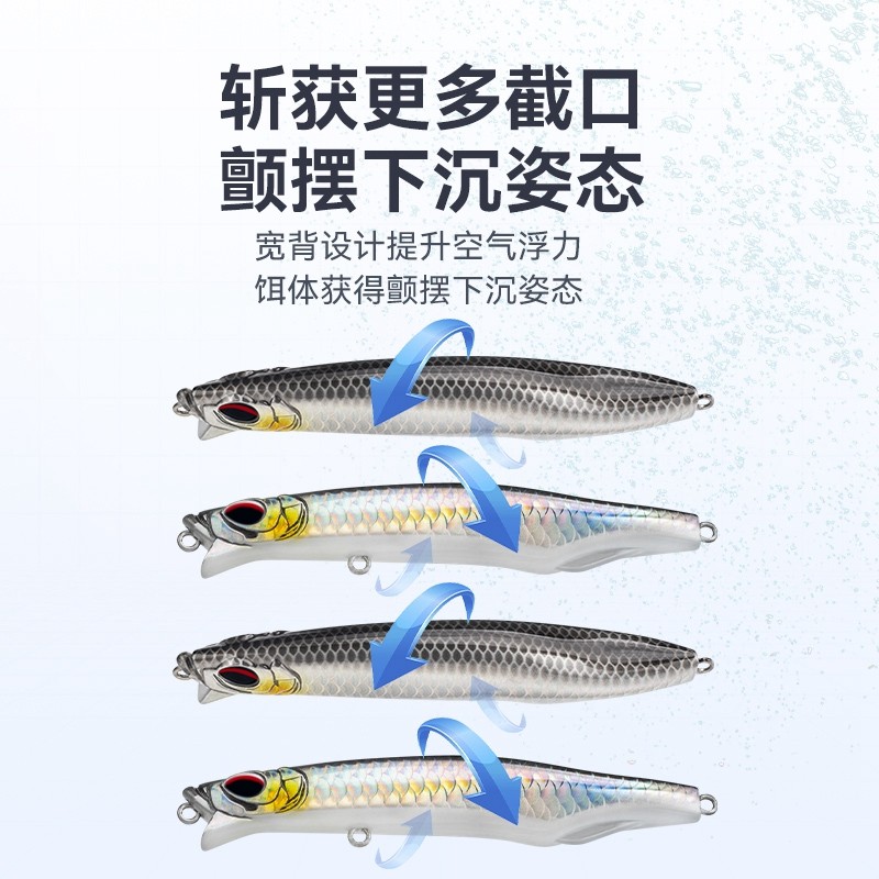 新款国王路亚翘影沉水铅笔超远投20克颤舌板米诺钓翘嘴鳜鲈鱼假饵,淘宝优惠券,粉丝福利购,淘宝优惠卷