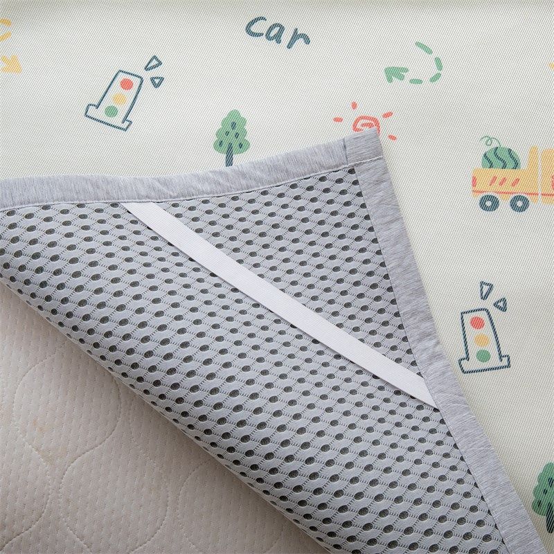 类母婴级夏季儿童凉席可爱卡通幼儿园冰丝席两件空调席可机洗,淘宝优惠券,粉丝福利购,淘宝优惠卷