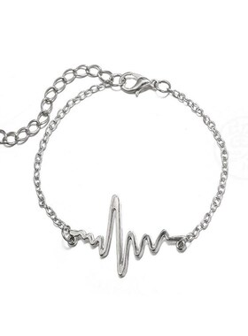 。Personalized ECG black bead map Brlet Beaded bead chain st