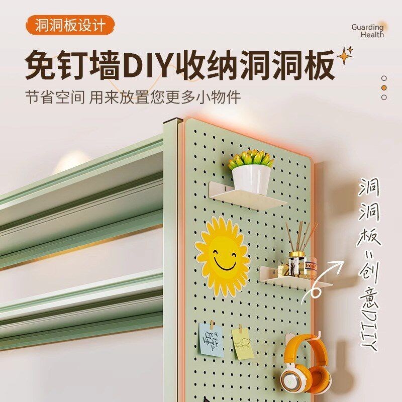 Household shelf storage rack floor-standing multi-layer bookshelves hole board storage debris express storage rack supermarket display rack