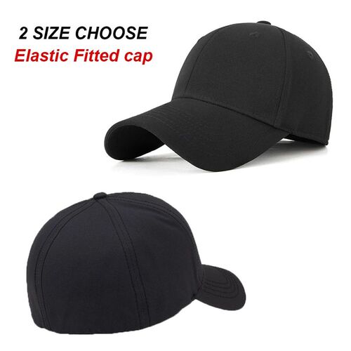 L XL Size Stretch Flex Full Closed Fit Fitted Cap Hat New Yo - 图0
