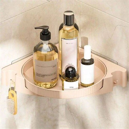 Corner Shelf Storage Rack Easy Install Bathroom Organizer - 图1