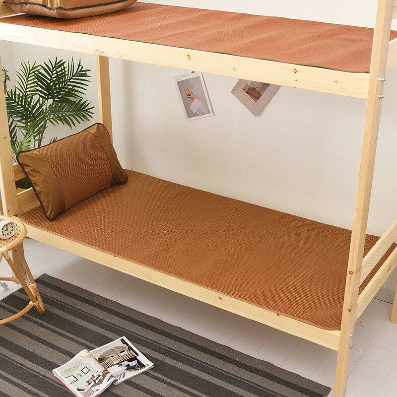 2023新款单人竹席可水洗夏季学生宿舍草席折叠单人冰丝两用藤席凉,淘宝优惠券,粉丝福利购,淘宝优惠卷