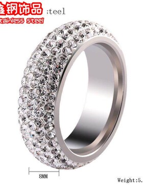 High Quality 316L Stainless Steel Rings For Women Full Size