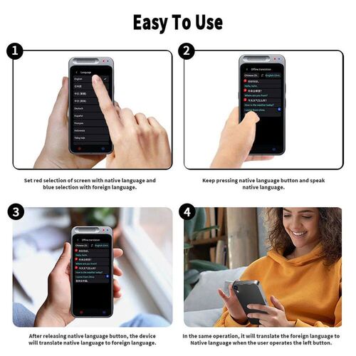 Z6 Language Translator Device supports Two-way Real-time Tra - 图3