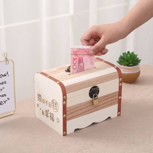 cute piggy bank capacity children suitcase card - 图2