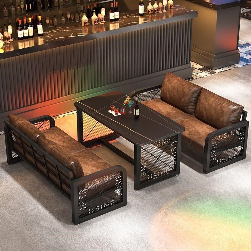 复古工业风酒吧清吧咖啡厅桌椅音乐餐吧西餐厅烧烤店卡座沙发,淘宝优惠券,粉丝福利购,淘宝优惠卷