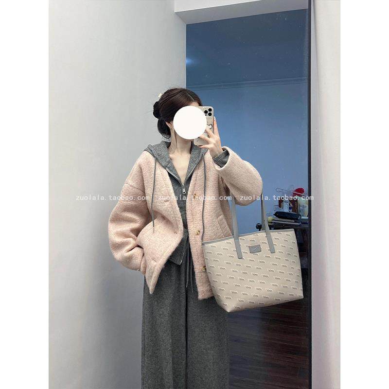 一整套入冬穿搭大码胖mm韩系高级感毛呢外套卫衣休闲裤减龄三件套,淘宝优惠券,粉丝福利购,淘宝优惠卷