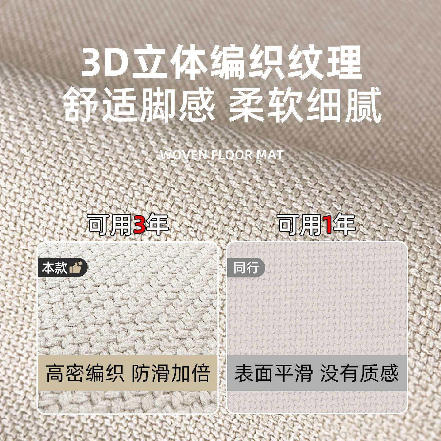 厨房地垫防水防油耐脏垫子厨房专用厨房脚垫子可擦免洗地毯,淘宝优惠券,粉丝福利购,淘宝优惠卷