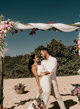 2 Pcs Artificial Wedding Arch Flowers Kit Wedding Flowers Ga