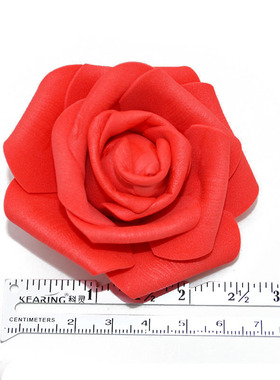 6cm Wedding Roses Foam Artificial Rose Flowers Head Wreath D