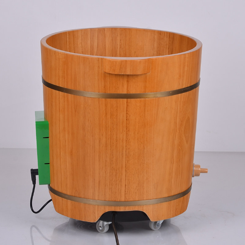 木风40高泡脚木桶家用木质盆过小腿洗脚木盆加热高深足浴恒温桶,淘宝优惠券,粉丝福利购,淘宝优惠卷