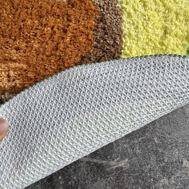 出日单清新牛油果家用吸水防滑地垫客厅卧室床边地毯浴室门垫,淘宝优惠券,粉丝福利购,淘宝优惠卷