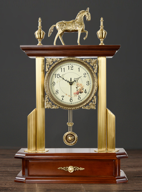 创意仿古钟鼎摆件现代大号客厅铜钟鼎别墅酒店乔迁办公室开业礼品