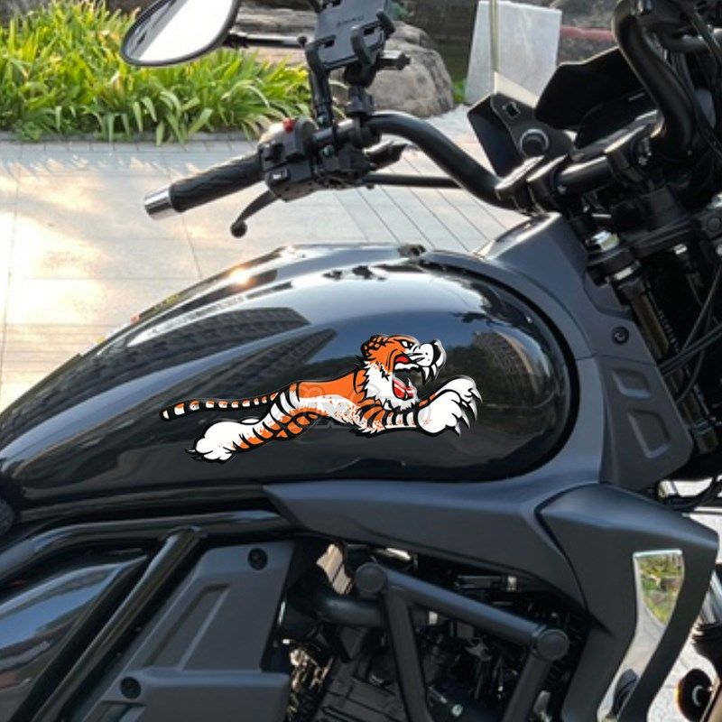 火焰老虎骷髅个性巡航复古骑士油箱水晶车贴TR300耐磨,淘宝优惠券,粉丝福利购,淘宝优惠卷