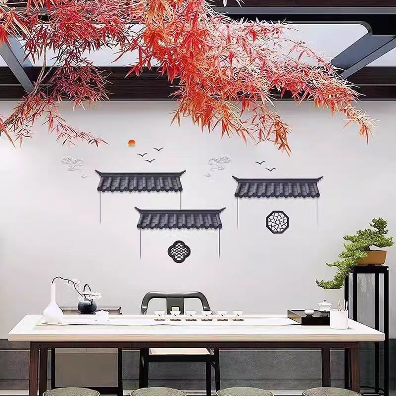 仿古装饰屋檐瓦片室内树脂瓦徽派仿古门楣中式复古墙饰塑料仿古瓦,淘宝优惠券,粉丝福利购,淘宝优惠卷