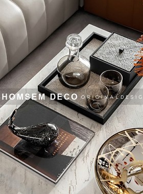 现代样板间钉帽渐变玻璃酒具装售楼处客厅餐桌吧台酒柜装饰摆件