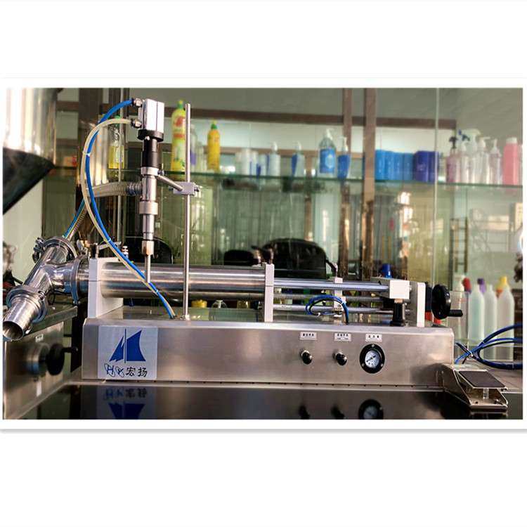 卧式膏体液体半自动单头定量气动灌装机小型分装机远杨机械,淘宝优惠券,粉丝福利购,淘宝优惠卷