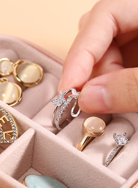 Mystery Ring Box for Wedding Ceremony Simple letter print Wo