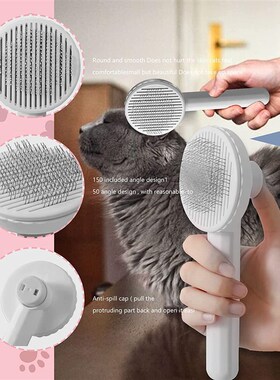 Cat Brush Pet Grooming Brush for Cats Remove Hairs Pet Cat H