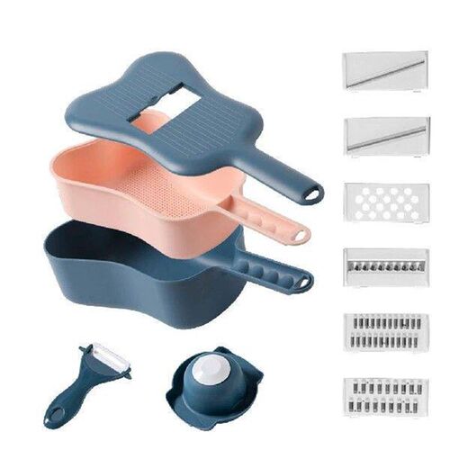 Vegetable Grater Basket Plastic Stainless Steel Fruit - 图0