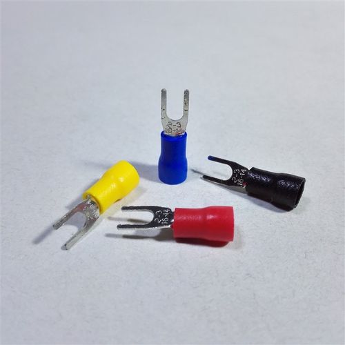 接线端子SV2-3.2 冷压U型绝缘端子 叉口线耳接线柱UT2.5-3插拔式 - 图2