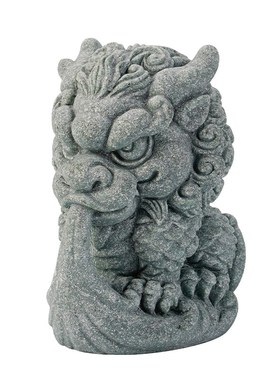 可爱吸水小麒麟招财创意瑞兽茶桌茶玩鱼缸微景观客厅桌面装饰摆件