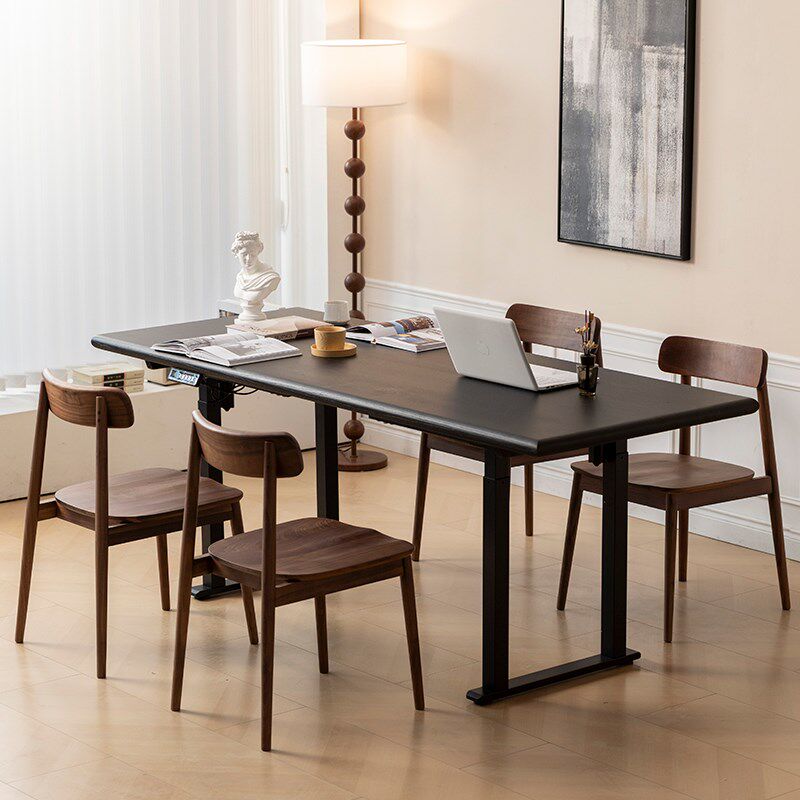 实木电动升降桌电脑桌电竞桌家用书桌学习办公桌智能可升降工作台,淘宝优惠券,粉丝福利购,淘宝优惠卷