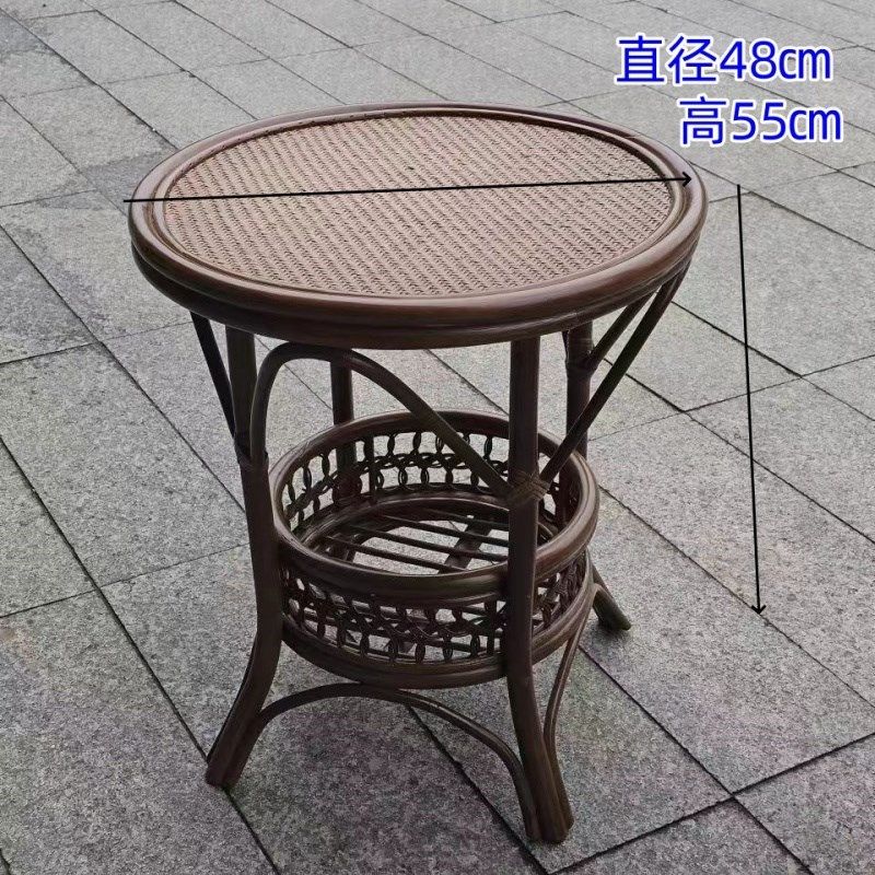 天然真藤茶几小桌子圆形长方形茶几椅子配厂家自产自销,淘宝优惠券,粉丝福利购,淘宝优惠卷