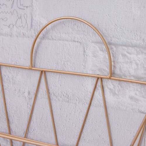 steel newspaper wall holder storage magazine book hanger - 图0