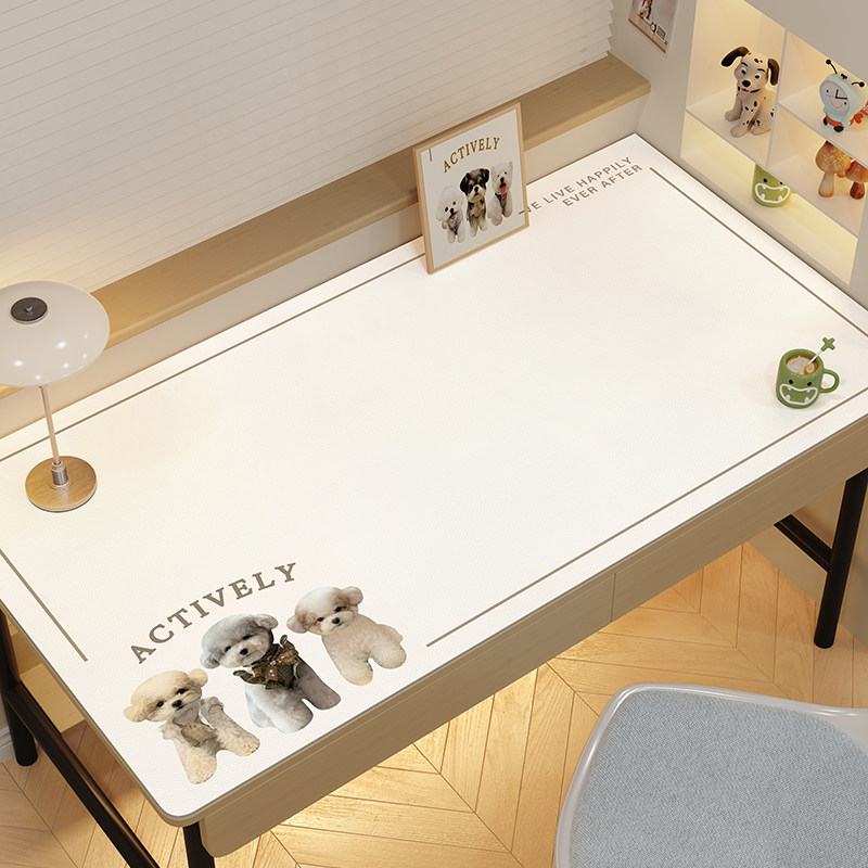 书桌垫卡通狗皮革电脑专用环保护眼保护儿童学生桌布写字台桌垫,淘宝优惠券,粉丝福利购,淘宝优惠卷