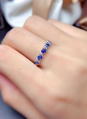 Fashion+twisted+line+full+diamond+simulation+spinel+sapphire