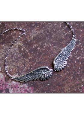 Wings Accessory 复古个性银色翅膀潮流项饰欧美风厂家饰品