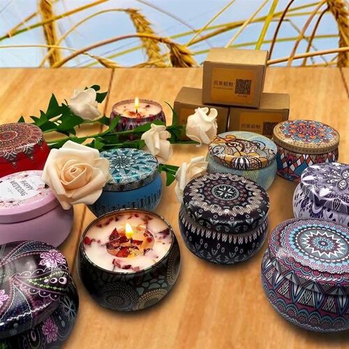Essential Oil Scented Candles Smoked Incense Fragrance Sleep - 图1