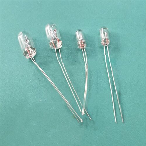 50pcs Miniature 4/5mm 6/12/24V Lamp Light Bulb Edison Incand - 图0