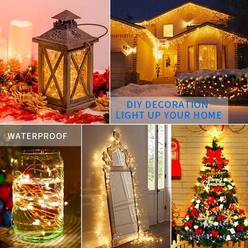 New 2M 3M 5M 10M Copper Wire LED String lights Holiday light - 图1