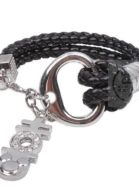 。Brlet personality snake pattern woven steel brlet Xi chara