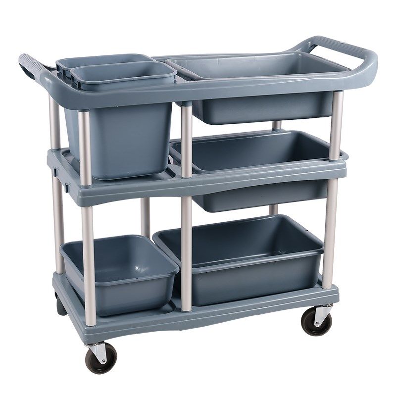 收餐车商用餐厅移动小推车三层酒店万向轮子送饭店酒水塑料收碗车,淘宝优惠券,粉丝福利购,淘宝优惠卷