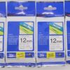 Brother Label Machine Ribbon 12mm 9 Portable PT-E100B Cable Printing Paper TZe-231 White Background Black Characters