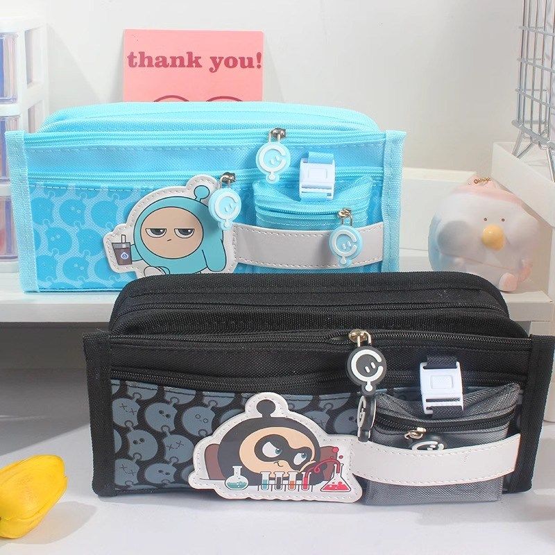 蛋仔派对笔袋大容量多层文具盒小学生多功能男女孩铅笔带零钱包,淘宝优惠券,粉丝福利购,淘宝优惠卷