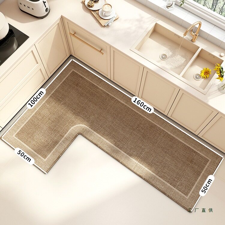 2025 kitchen floor mat is water-absorbent, anti-slip, oil-proof and waterproof