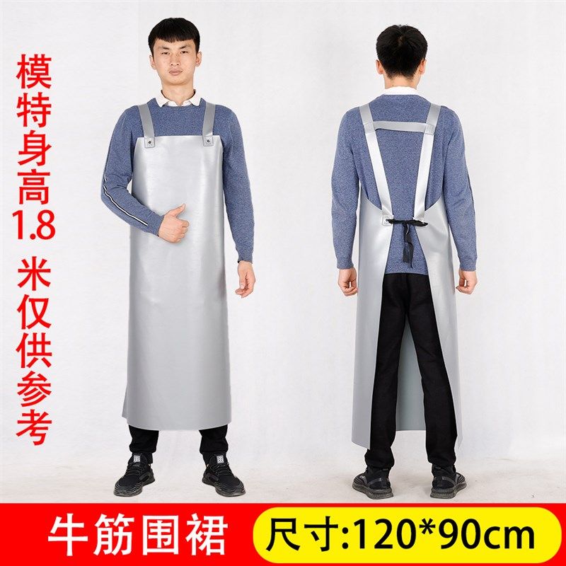加厚耐磨牛筋围裙防水防油大人工作劳保干活石材屠宰耐用加大围腰,淘宝优惠券,粉丝福利购,淘宝优惠卷