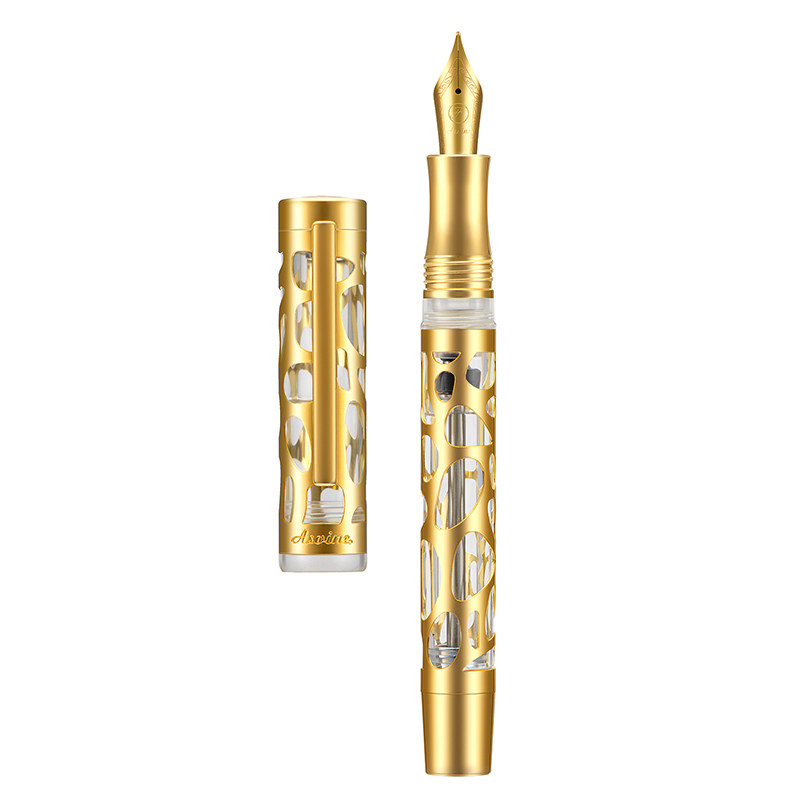 意斯华 Asvine V169负压上墨金属镂空钢笔 明尖书写商务高档套装,淘宝优惠券,粉丝福利购,淘宝优惠卷