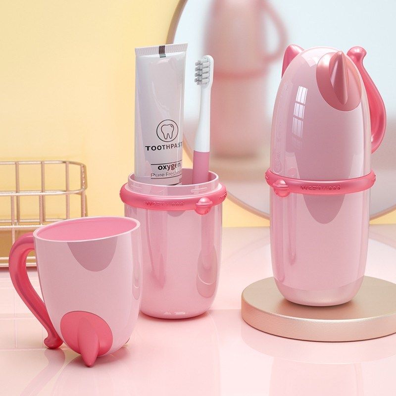 刷牙杯儿童洗漱杯套装便携式卡通可爱宝宝漱口杯子家用旅行牙刷盒,淘宝优惠券,粉丝福利购,淘宝优惠卷