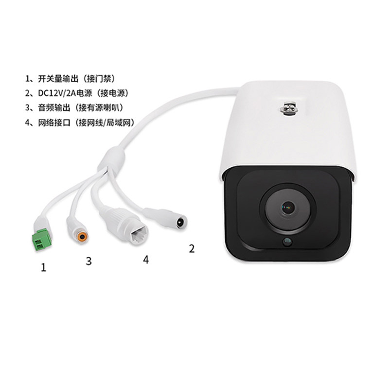 Intelligent face recognition camera access control, sensorless attendance camera, black and white list alarm monitoring